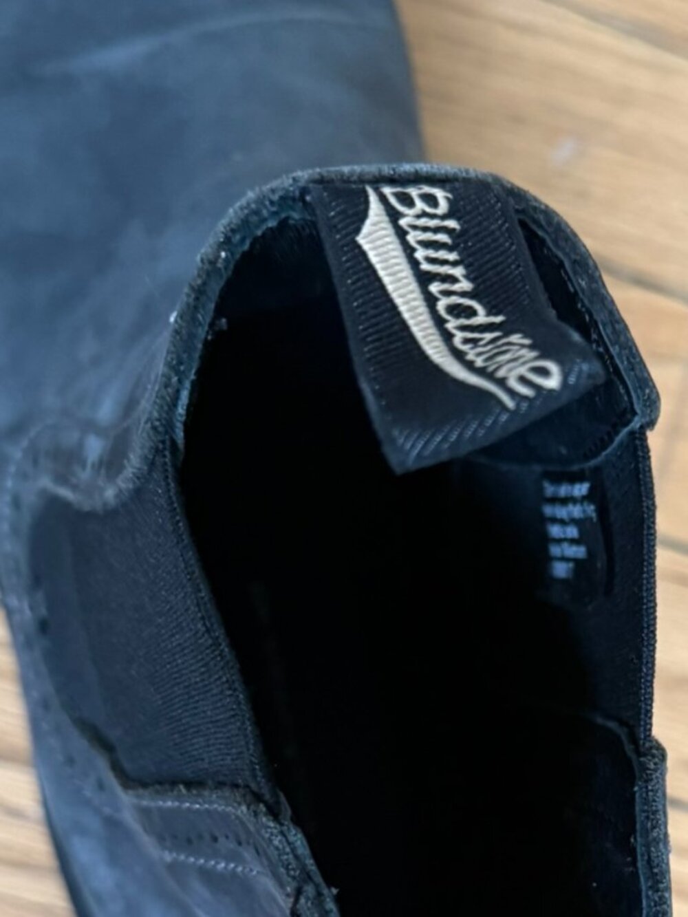 Blundstone Rustic Black High Top Boots, Women's 10M - Picture 8 of 11